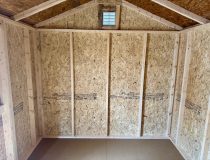 8 x 10 Madison Peak Shed - inside