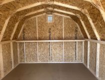 10 x 12 Madison Mini Barn - inside