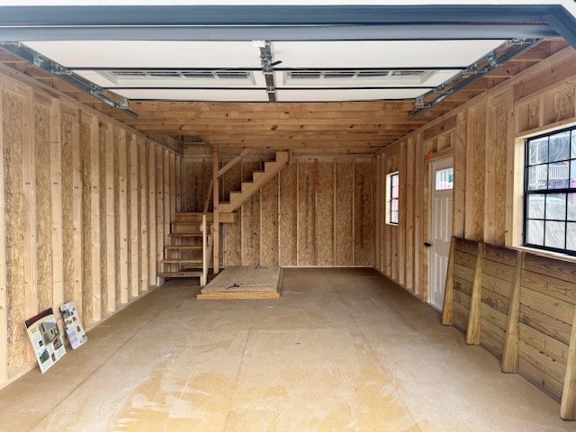 14 x 24 - 2 Story Gambrel Barn Garage First Floor