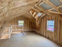 14 x 24 - 2 Story Gambrel Barn Garage Second Floor