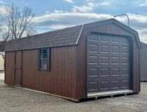 12 x 24 Dutch Garage w/8' High Door