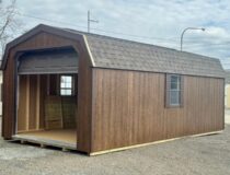 12 x 24 Dutch Garage w/8' High Door