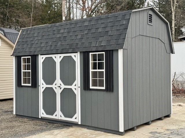 10 x 14 Dutch Barn Shed w/loft