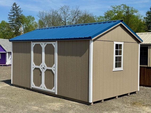 10 x 16 Peak Style Side Entry Shed