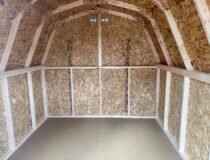 8 x 10 Madison Mini Barn - inside