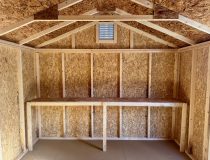 10 x 12 Madison Peak Shed - inside - shelf