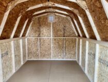 8 x 12 Madison Mini Barn - inside