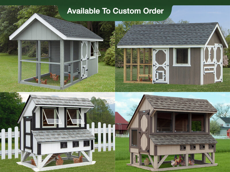 Chicken Coop Models From Pine Creek Structures Photo Collage