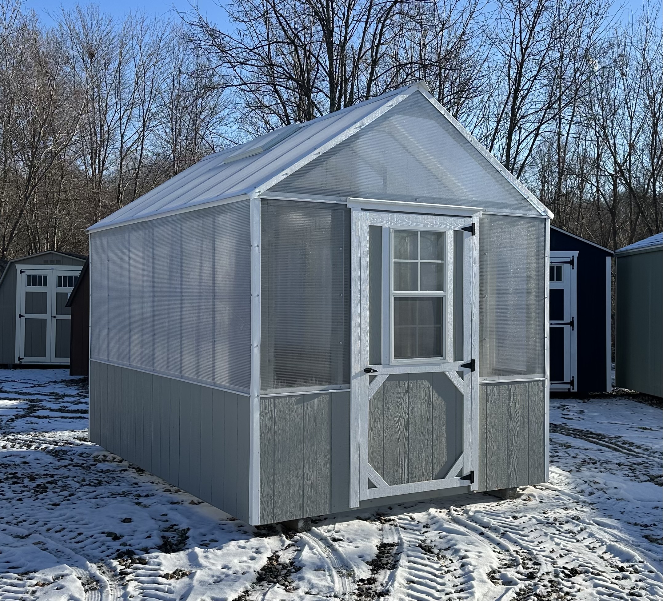 8x12 Greenhouse in CT by Pine Creek Structures of Berlin