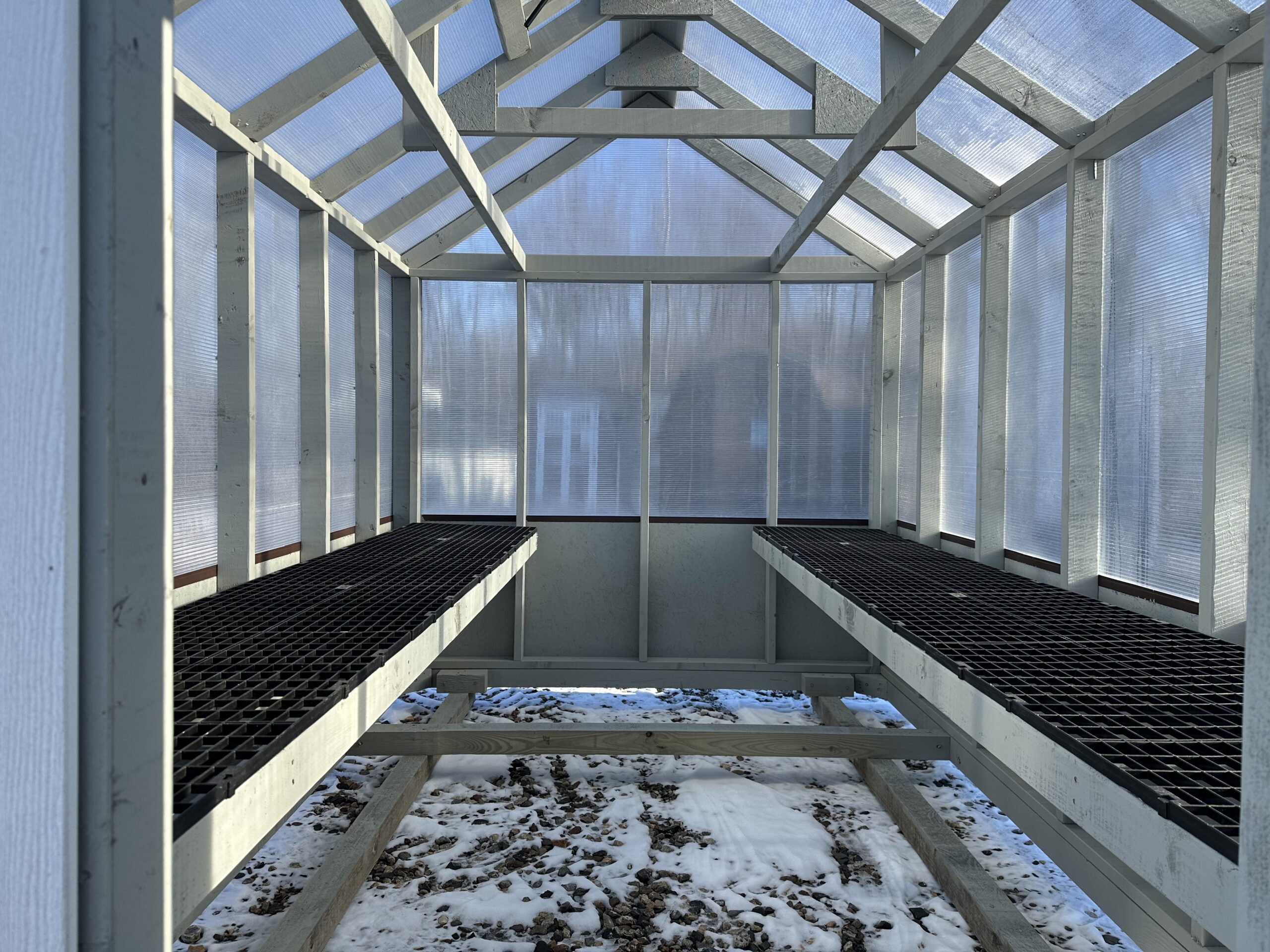 8x12 Greenhouse in CT by Pine Creek Structures of Berlin