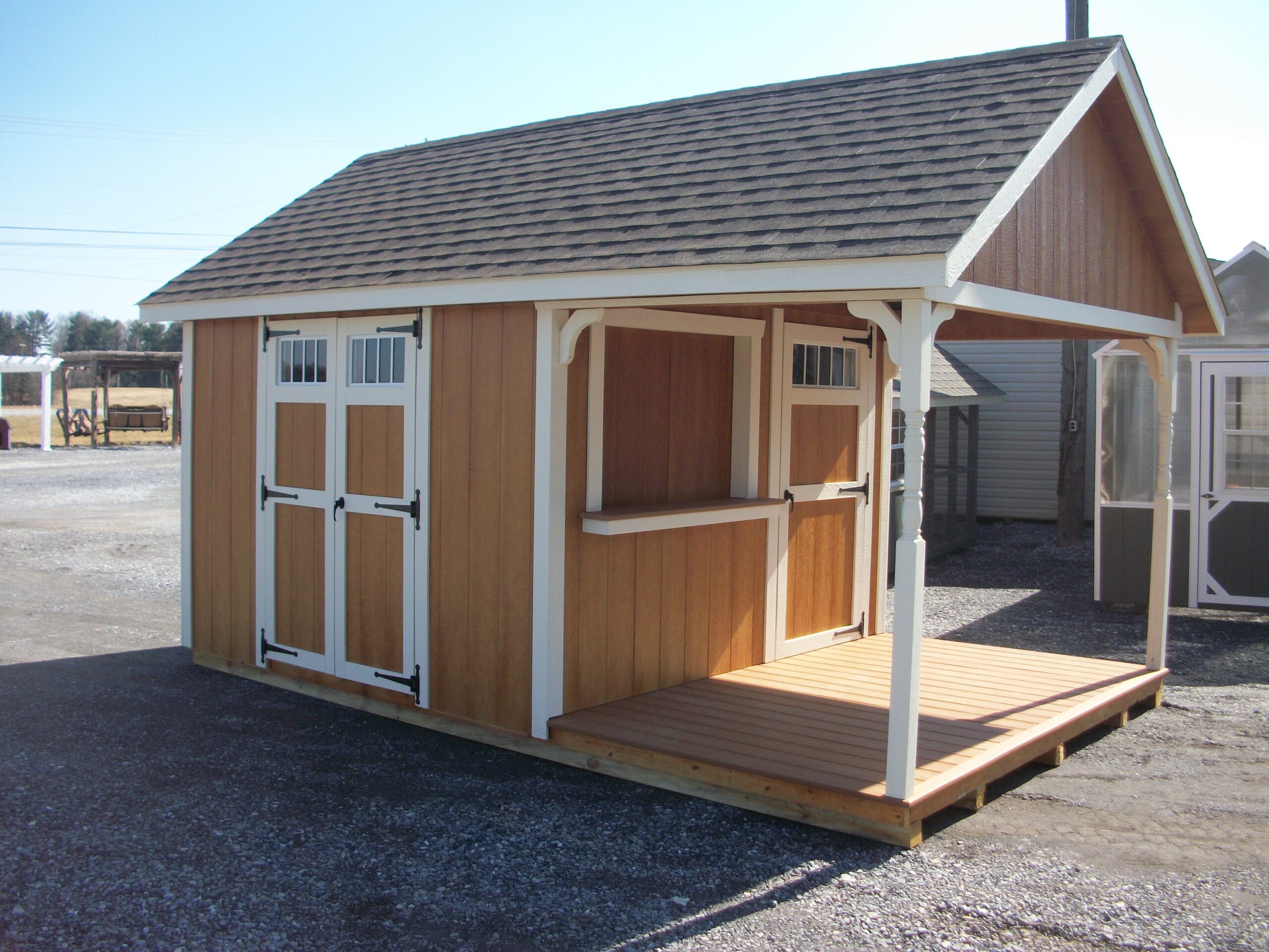 10x16 Cape cod storage shed