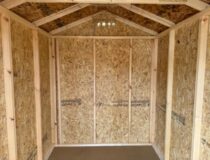 6 x 8 Madison Peak Shed - inside