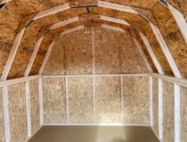 8 x 10 Madison Mini Barn - inside