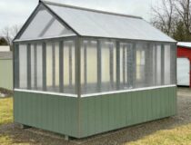 8 x 12 Greenhouse w/ high tunnel vent