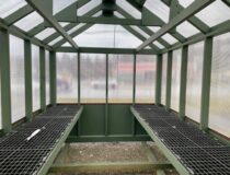 8 x 12 Greenhouse w/ high tunnel vent
