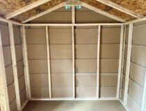 8 x 10 Economy Cut Lap Peak Shed
