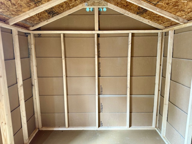 8 x 10 Economy Cut Lap Peak Shed