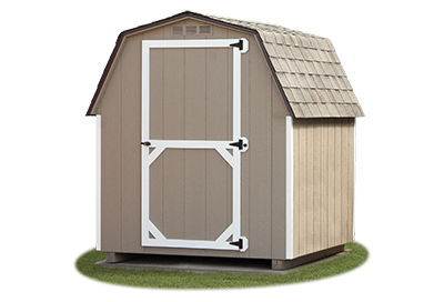 6x6 Madison Mini Barn with pc clay LP Smart Side from Pine Creek Structures