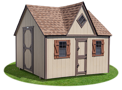 8x12 VPlayhouse BeigeBronzeChestnutShake