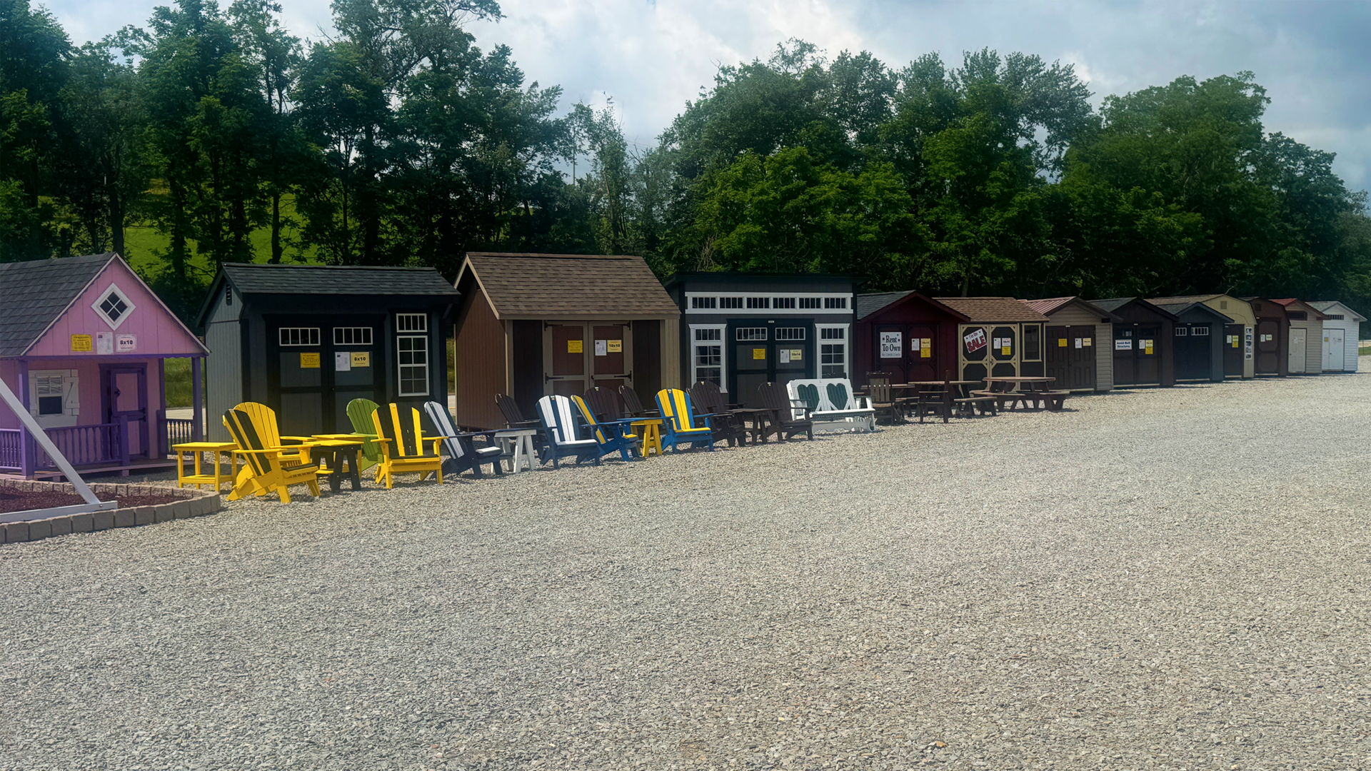 10 x 12 Horse Run-In Barn