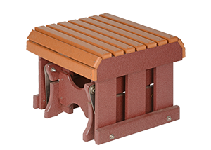 Pine Creek Structures Outdoor Patio Furniture - Poly gliding ottoman