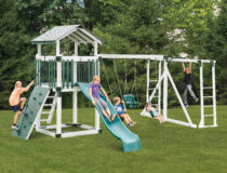 Busy Base Camp Package #B55-4 Vinyl Backyard Play Set for Children
