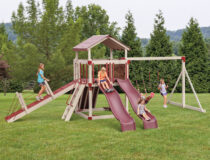 Busy Base Camp Package #B66-2 Vinyl Backyard Play Set for Children