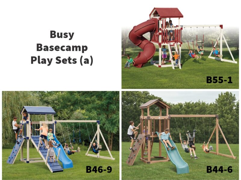 Busy Basecamp Swing Set Packages