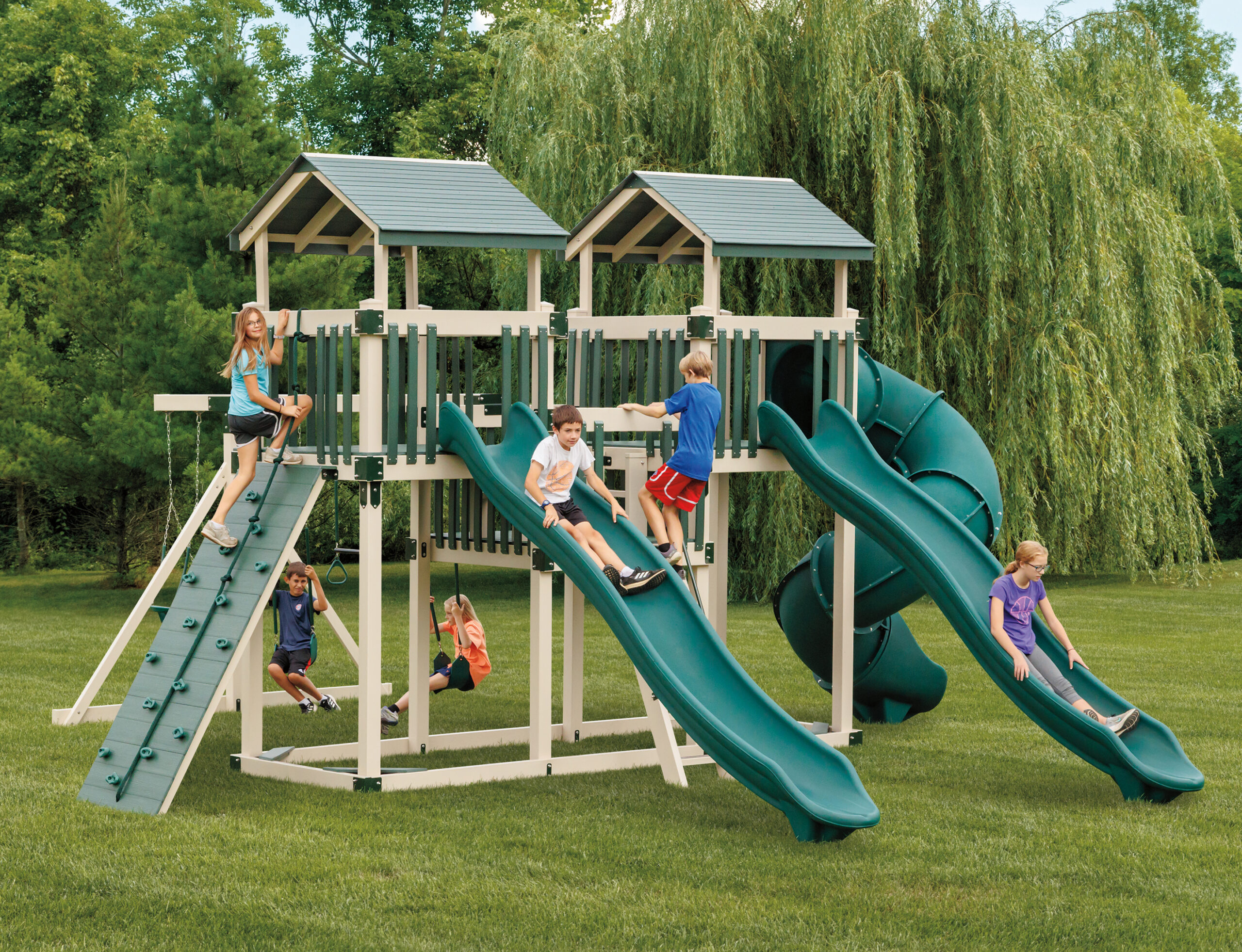 Fantasy Fortress Swing Set Package - F14-4
