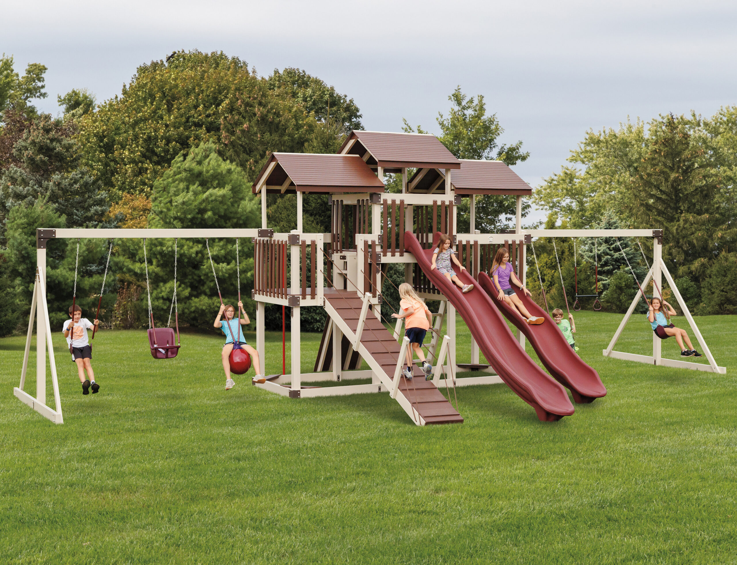 Fantasy Fortress Swing Set Package - F14-6