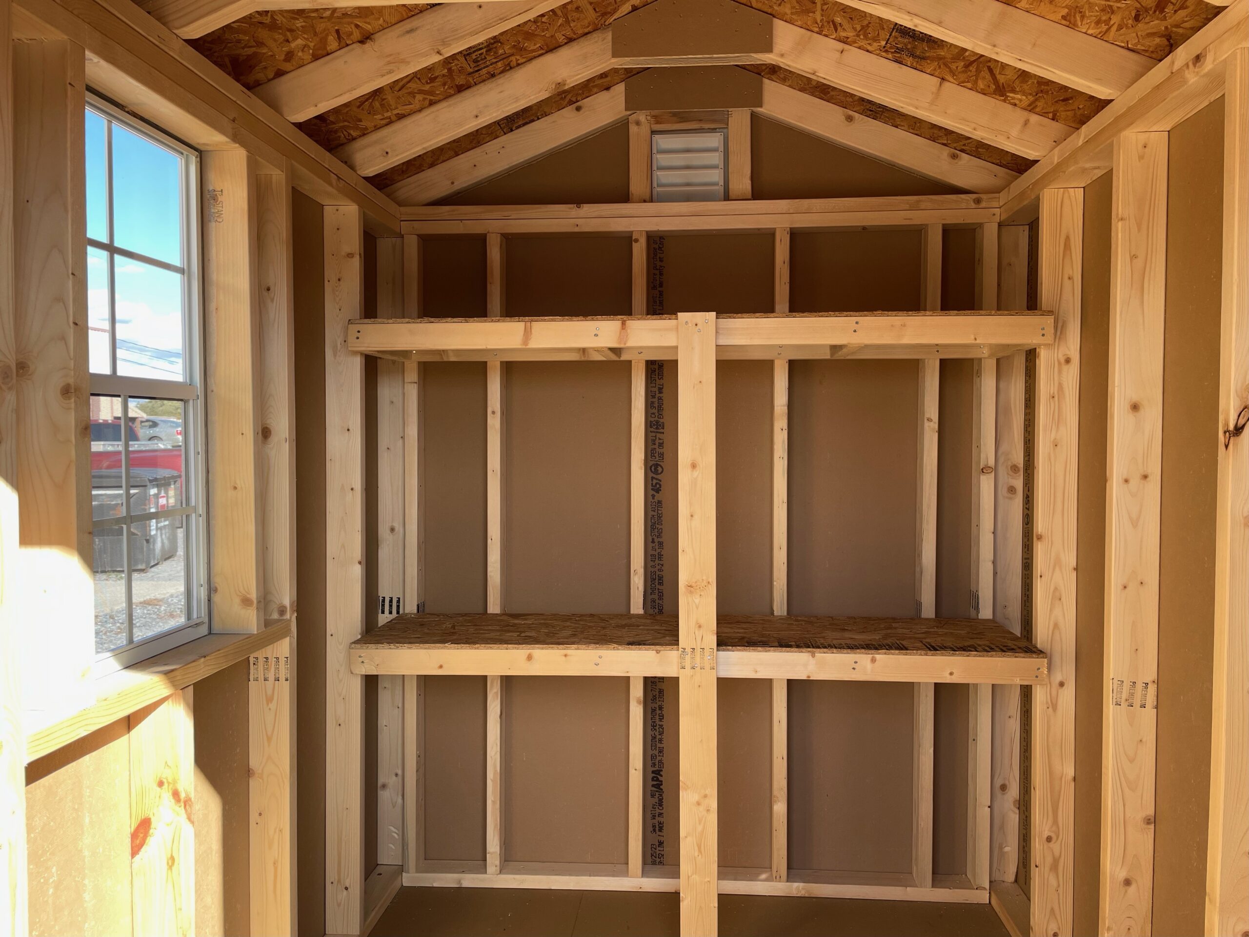 6x8 Front Peak from Pine Creek Structures in Harrisburg