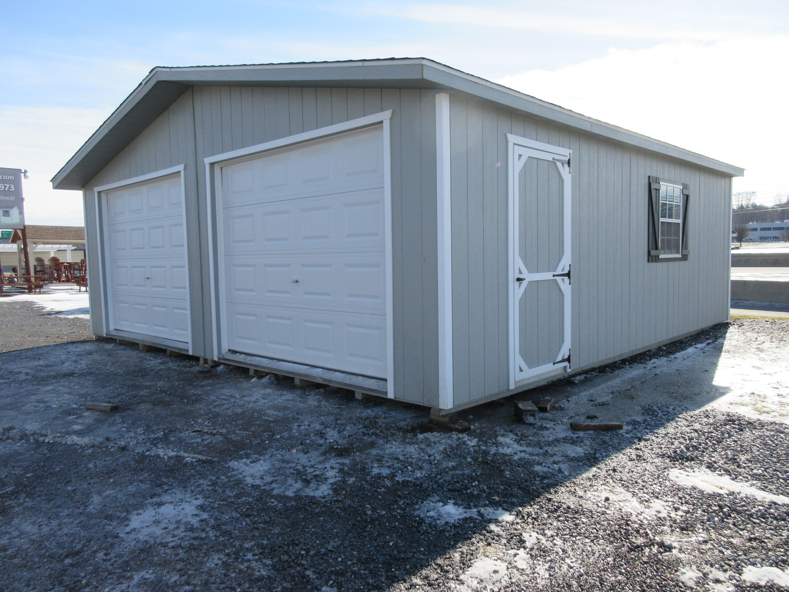 24x24 2-Car Garage from Pine Creek Structures in Harrisburg