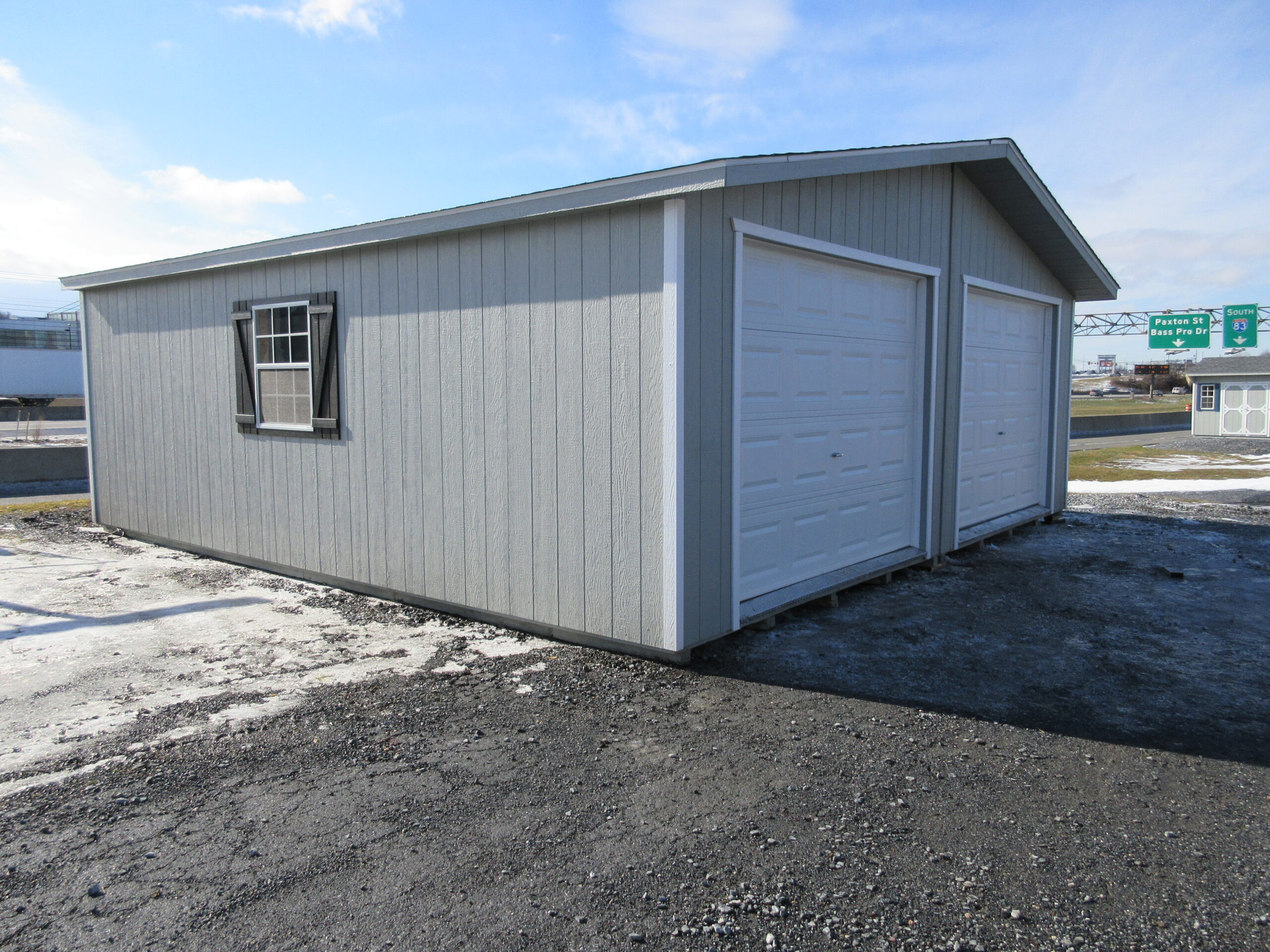 24x24 2-Car Garage from Pine Creek Structures in Harrisburg