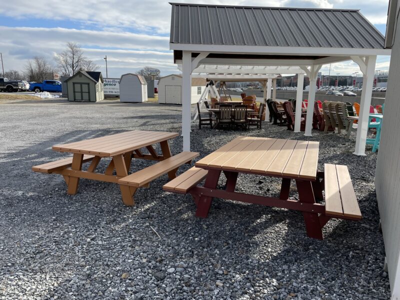 Outdoor furniture and decor from Pine Creek Structures in Harrisburg