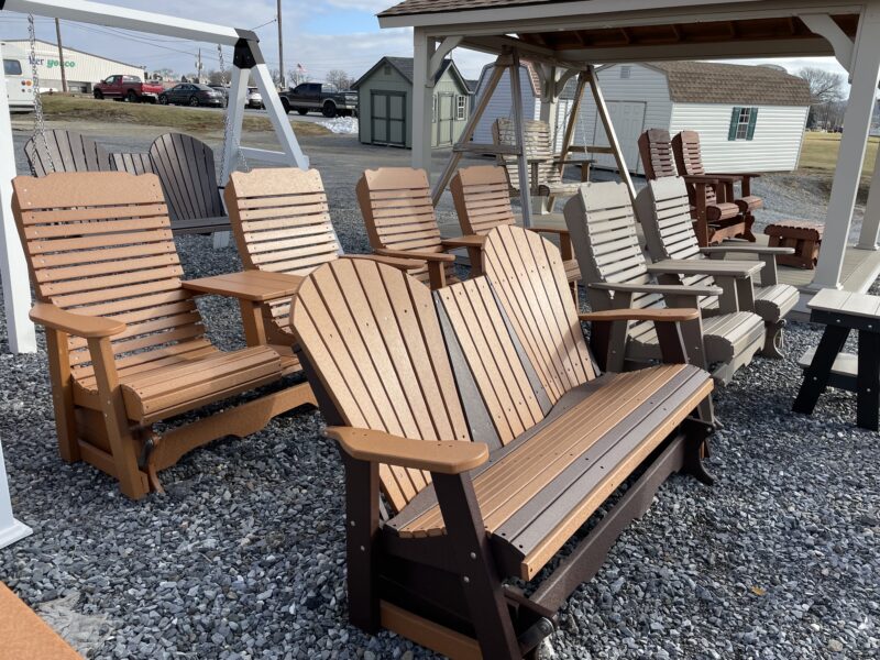 Outdoor furniture and decor from Pine Creek Structures in Harrisburg