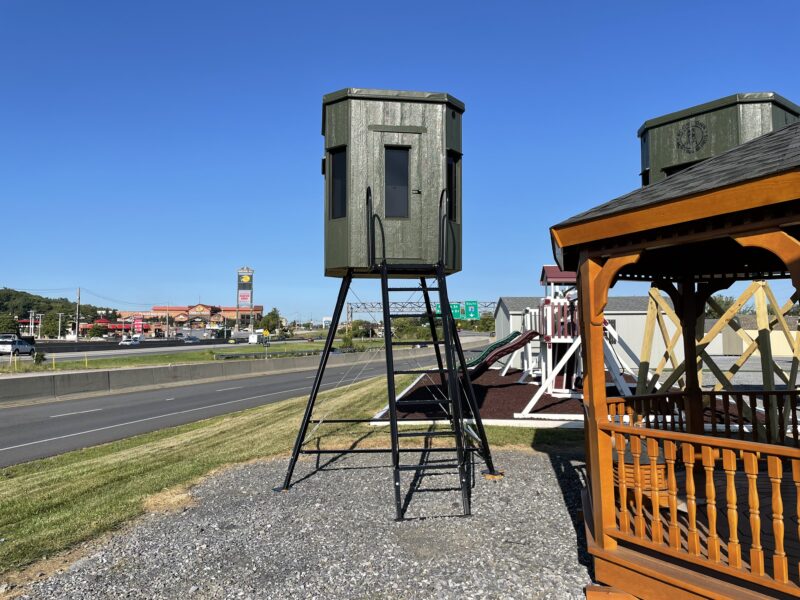 6x6 Octagon Hunting Blind from Pine Creek Structures in Harrisburg