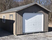 14x24 peak 1 car garage