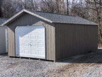 14x24 peak 1 car garage