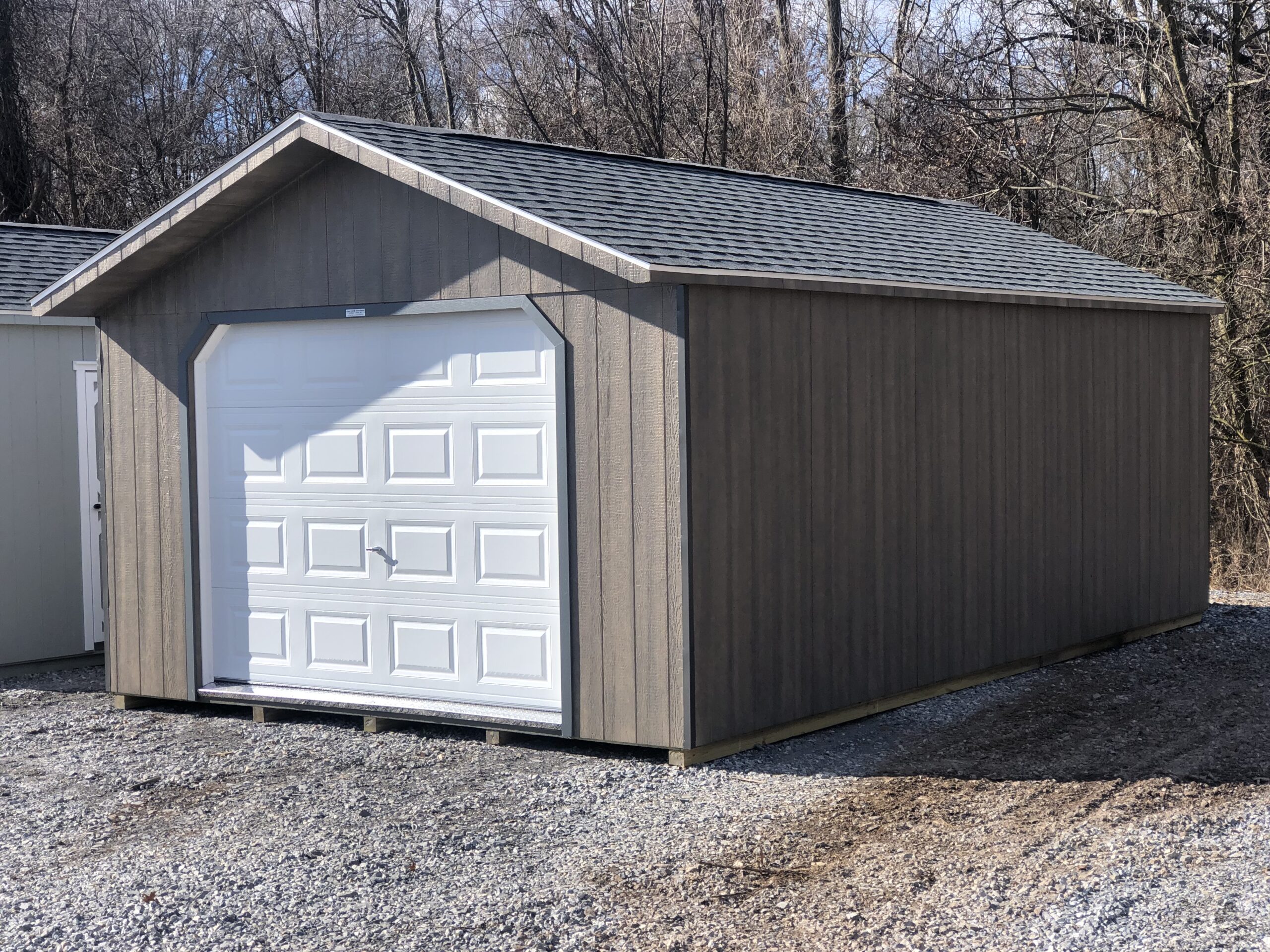 14x24 peak 1 car garage