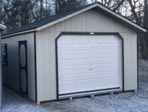 14x24 Peak 1 car garage