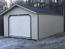 14x24 Peak 1 car garage