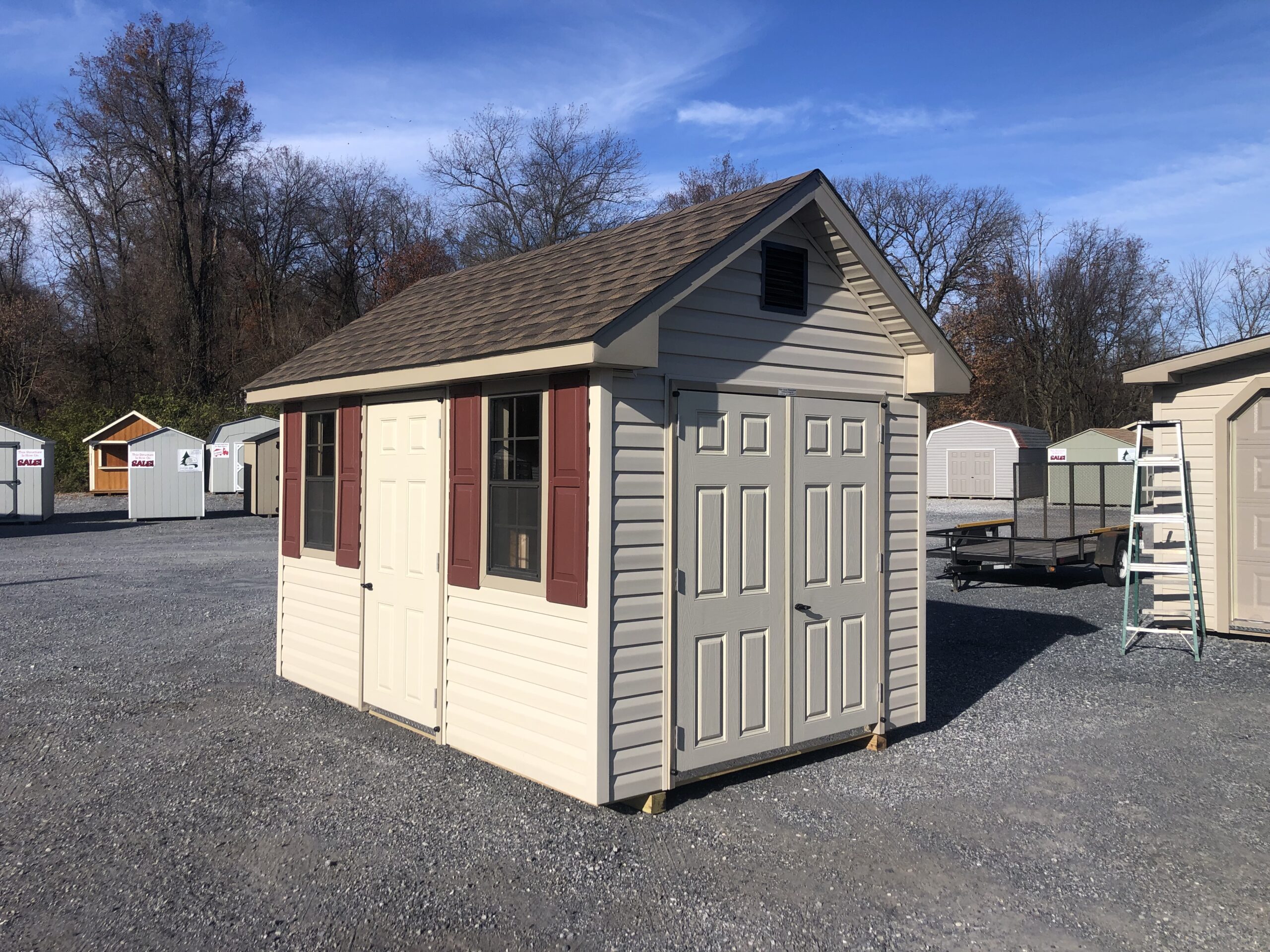 8x12 vinyl cape cod storage shed