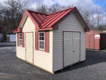 10x14 vinyl Victorian storage shed