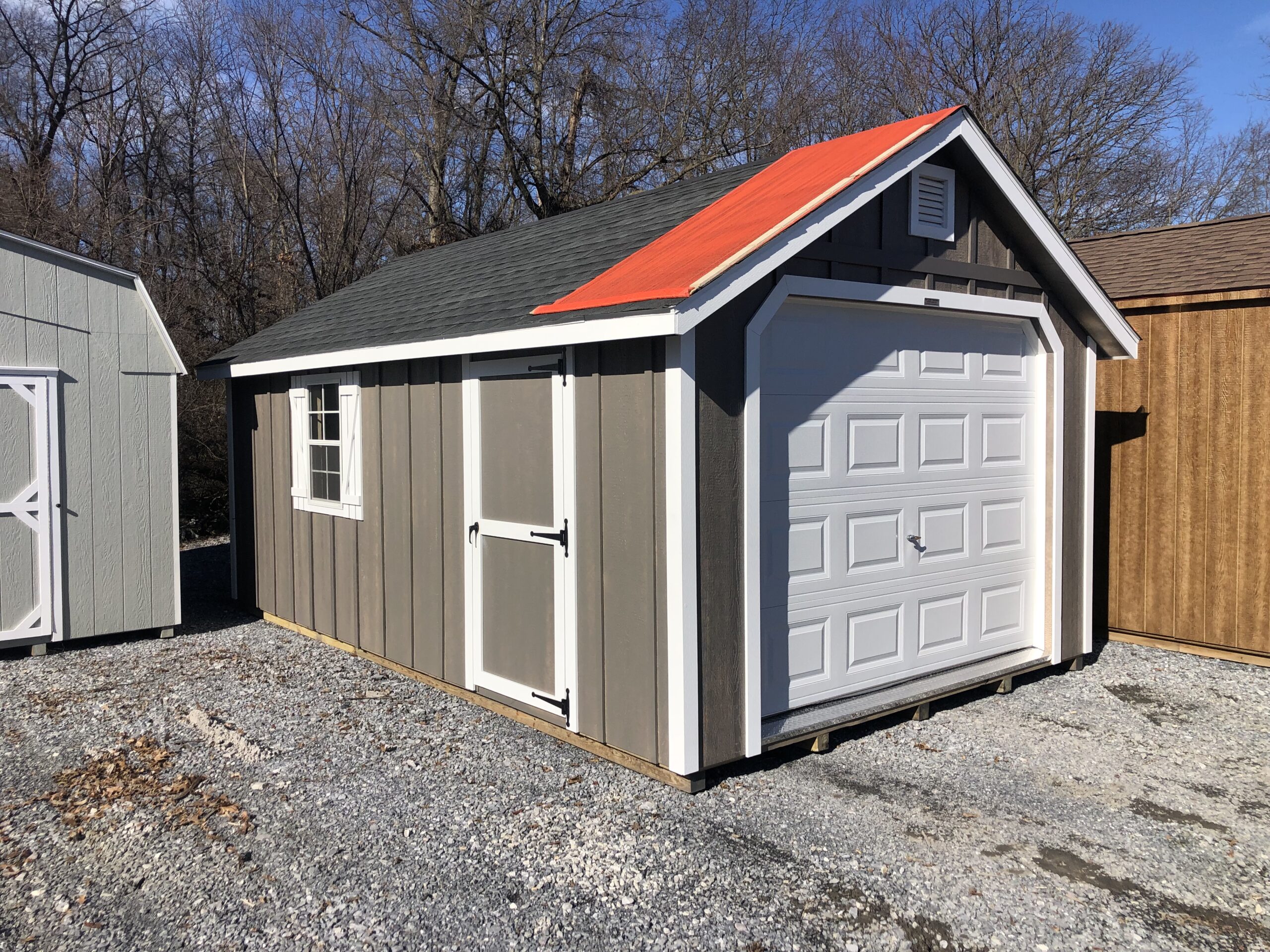 12x20 wooden 1 car garage