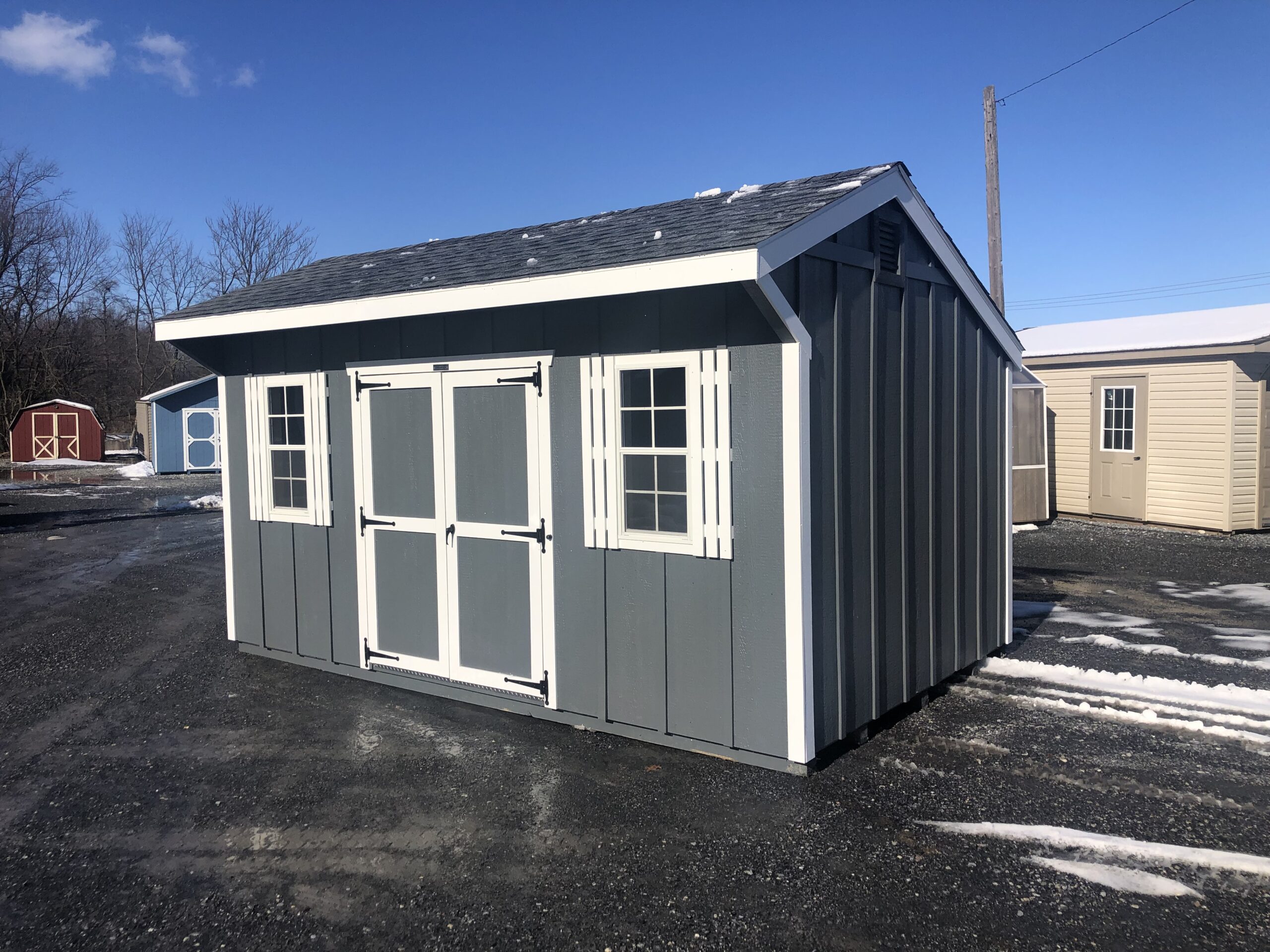 10x16 wooden cottage storage shed