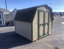 8x8 wooden mini storage shed