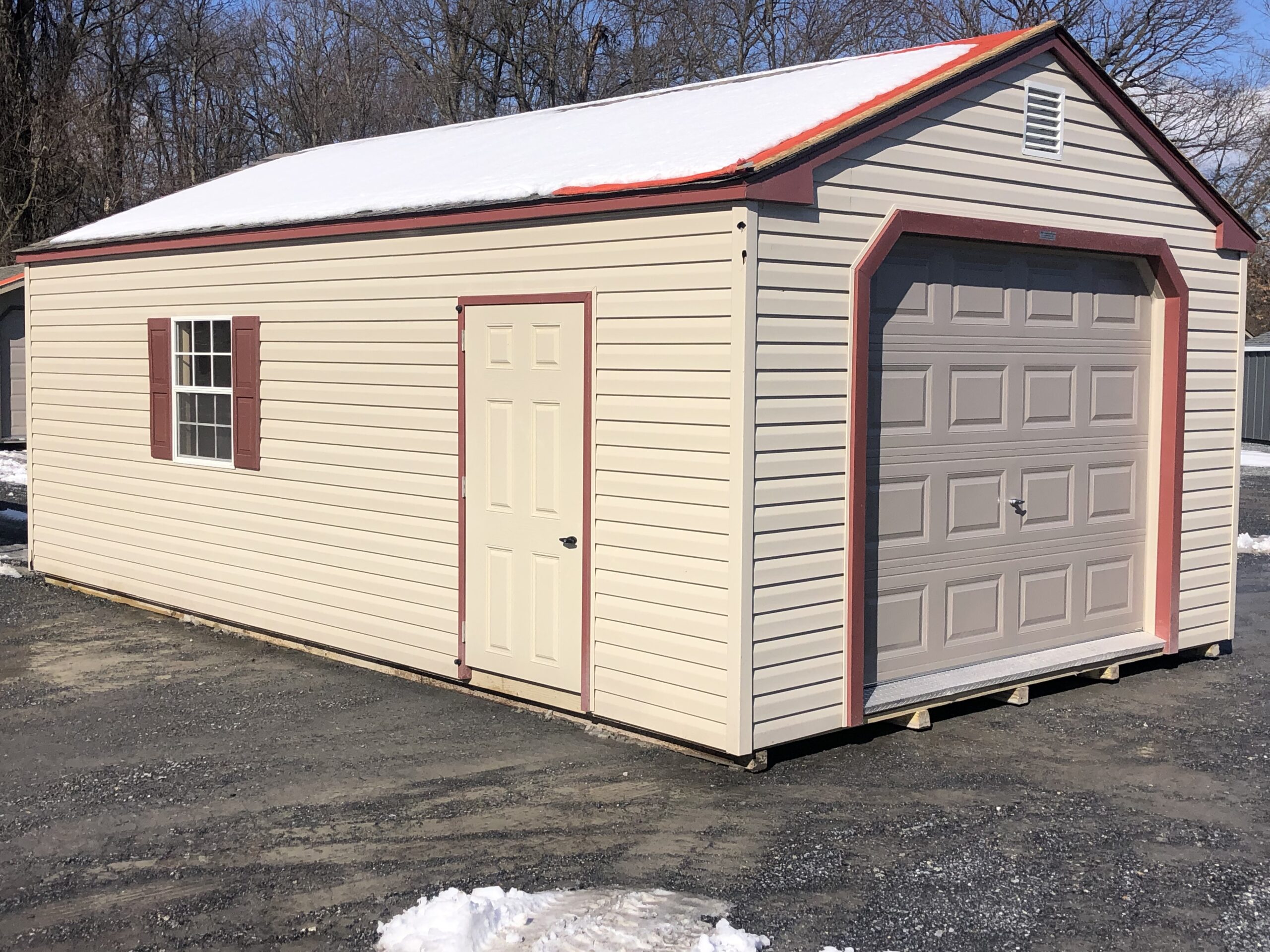 14x24 vinyl 1 car garage