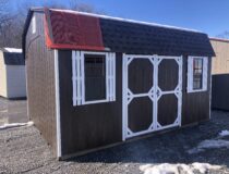12x16 wooden Dutch barn storage shed