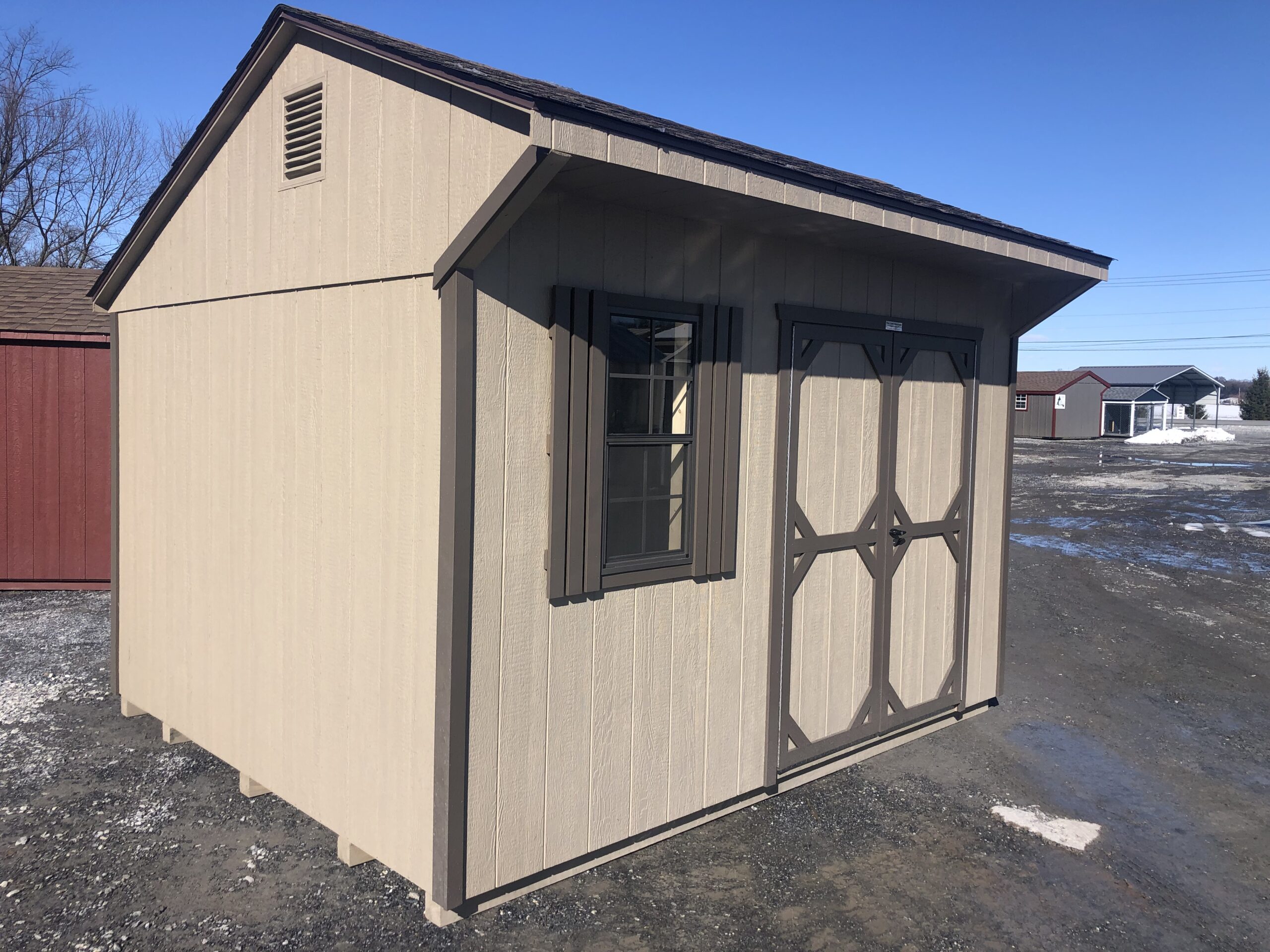 10x12 wooden cottage storage shed