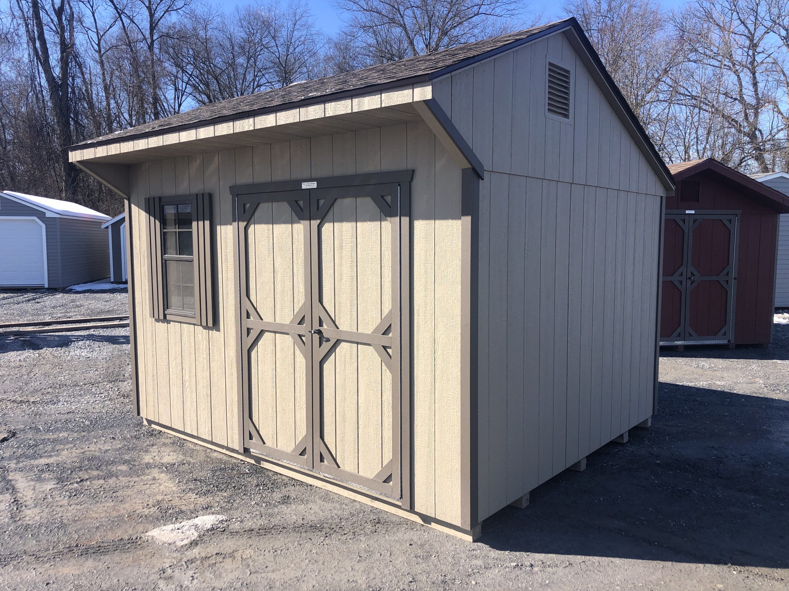 10x12 wooden cottage storage shed